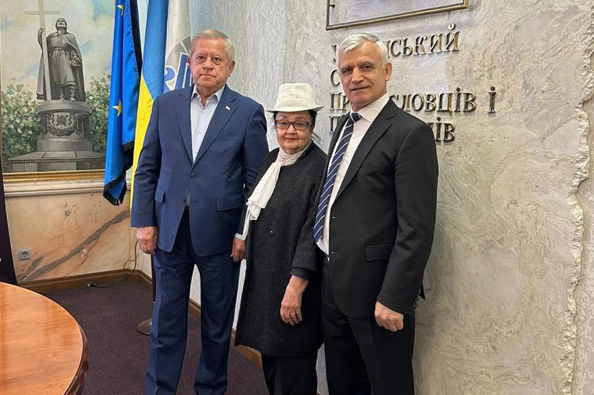 Відбулась зустріч з Головою Союзу промисловців і підприємців України